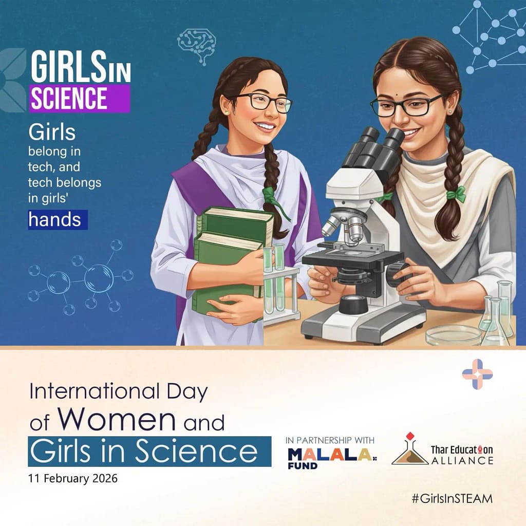 Thar Education Alliance Celebrates International Day of Women and Girls in Science at GBHS Malanhore Veena