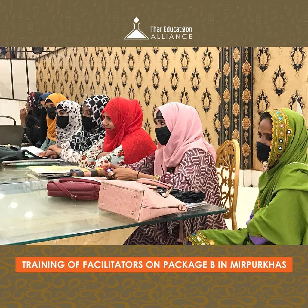 Package B Training in Mirpurkhas: Strengthening Non-Formal Education